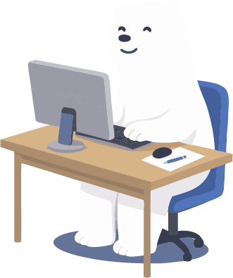 Bear icon representing professional profile building