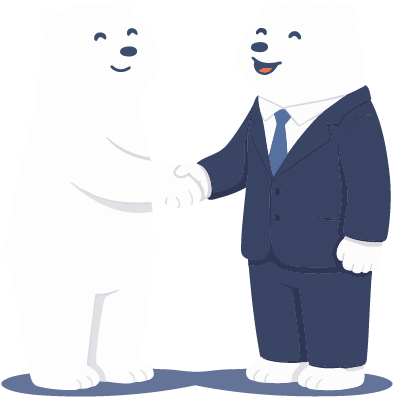 Bear icon representing job matching and career placement